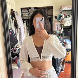 NWOT Lace Top